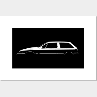 Volvo 480 Silhouette Posters and Art